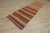 1980s 1980s Tribal Red Striped Runner Rug For Sale - Image 5 of 13