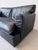 Black Black Leather Two-Seater Sofa by Arcon Italia, Italy, 1980s For Sale - Image 8 of 15