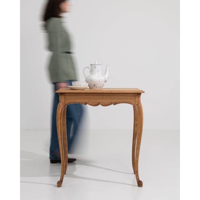 Louis XV Oak Side Table, France, Early 20th Century For Sale - Image 12 of 14