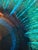 Blue Blenko 1960’s Glass Bowl Joel Myers Peacock Blue MCM For Sale - Image 8 of 10