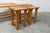 Vintage Benches and Stools in Mountain Pine, 1970, Set of 4 For Sale - Image 8 of 18
