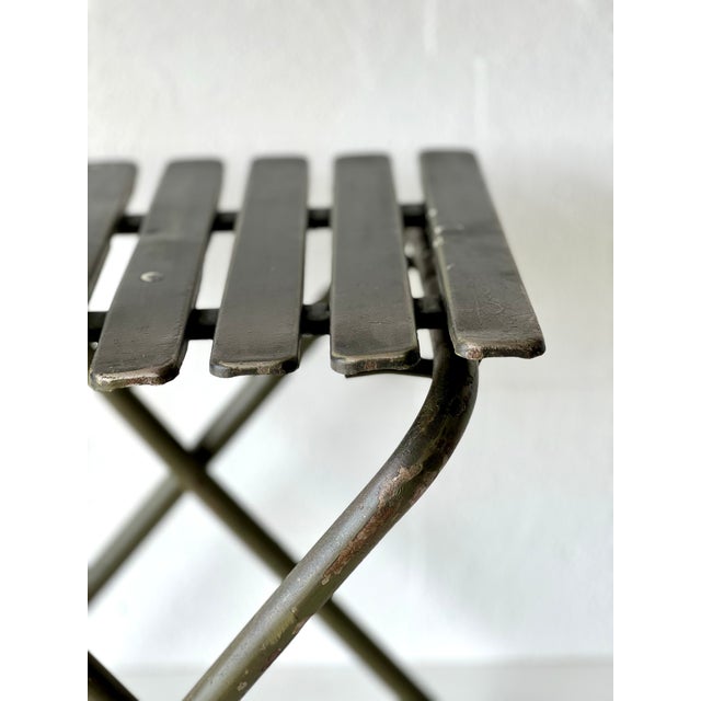 Metal Industrial Folding Metal Chair, 1970s For Sale - Image 7 of 18