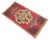 Textile Hand Knotted Low Pile Turkish Small Rug Entry Decor, Bath Mat - 19'' X 38'' For Sale - Image 7 of 14