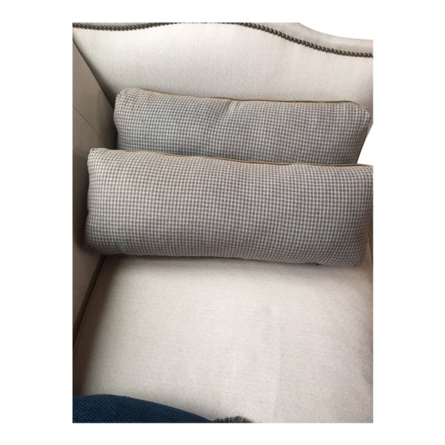 Transitional Bolster Pillows Set Of 2 Chairish