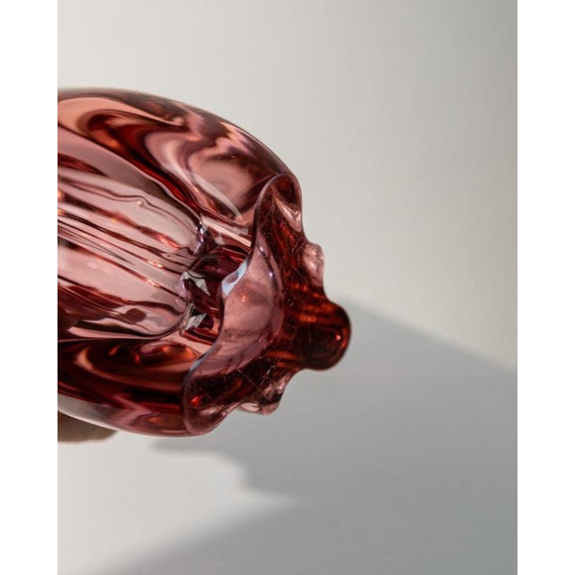 Vintage Murano Glass Vase, 1960s For Sale - Image 9 of 12