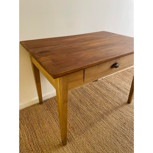French Dining Table in Oak For Sale - Image 12 of 14