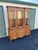 French Provincial 1980s Century Furniture French Country Illuminated China Cabinet For Sale - Image 3 of 12