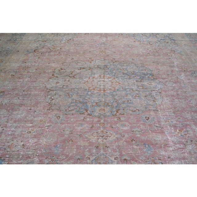Turkish Vintage Turkish Antolian Hand Knotted Wool Rug, 11'3x15'4 For Sale - Image 3 of 6