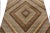 Vintage Art Deco Rug in Beige-Brown, Pink and Blue Honeycomb Diamond Pattern For Sale - Image 4 of 7