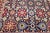 1900 - 1909 Vintage Persian Tabriz Afshan Rug, Hand-Knotted Wool, Allover Geometric Caucasian Kuba Pattern, Navy & Red, 7x10 For Sale - Image 5 of 18