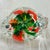 Glass Joe St Clair Art Glass Mini Teapot Red Floral Controlled Bubble For Sale - Image 7 of 10