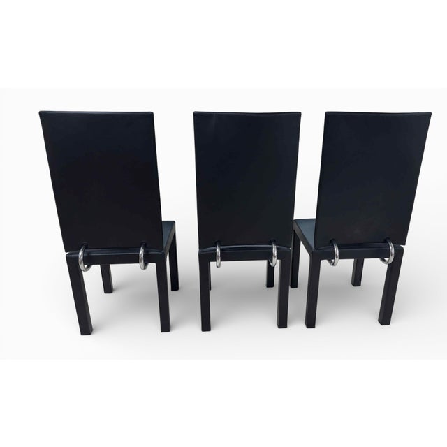 Late 20th Century Paolo Piva for B&B Italia Arcadia High Back Dining Chairs - Set of 6 For Sale - Image 5 of 16