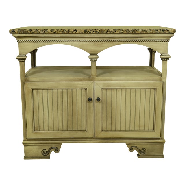 Granite Top Country French Style Modern Kitchen Island