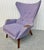 Mid-Century Modern Mid-Century Modern Adrian Pearsall Walnut Wing Chair & Ottoman For Sale - Image 3 of 13