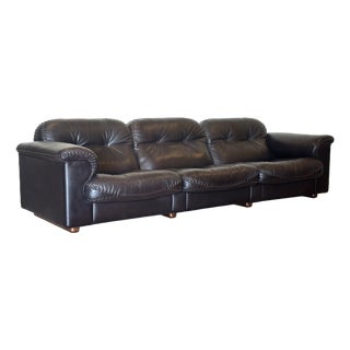 Leather Model DS 101 Sofa from de Sede, 1970s For Sale