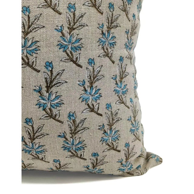 Rustic Fabdivine Floral Home Decor Cushion Cover 18x18 Inch - Deepika For Sale - Image 3 of 4