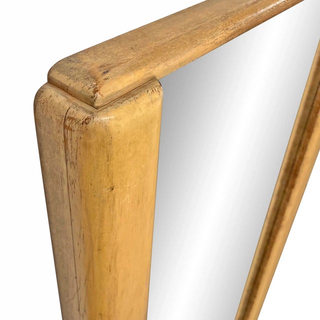 Wood American Modern Mirror For Sale - Image 7 of 9