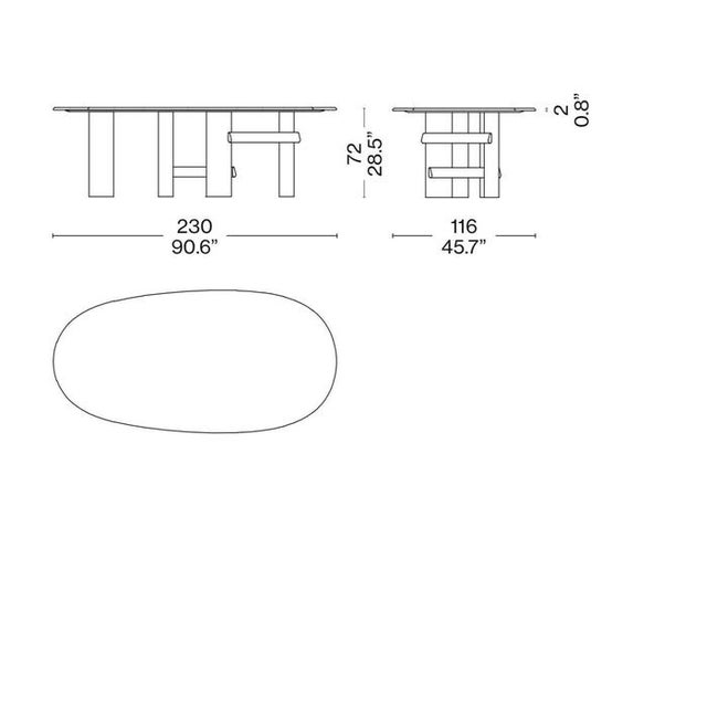 Sengu Table by Patricia Urquiola for Cassina For Sale - Image 9 of 18