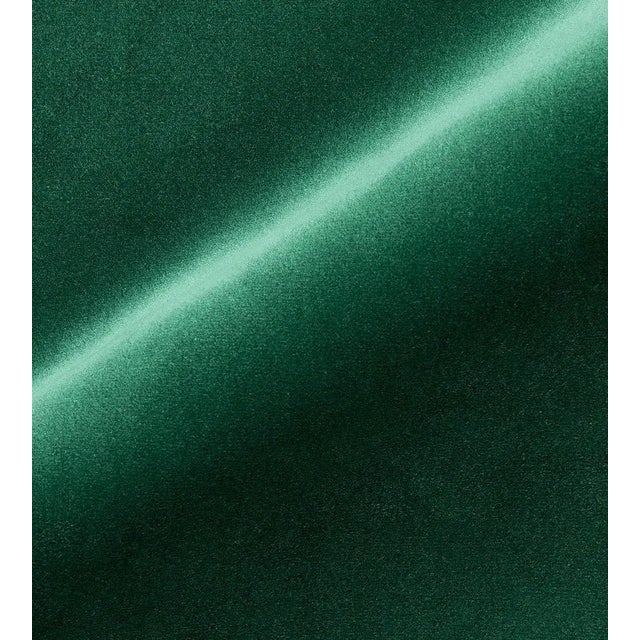 The House of Scalamandré Torino Velvet Fabric, Emerald For Sale