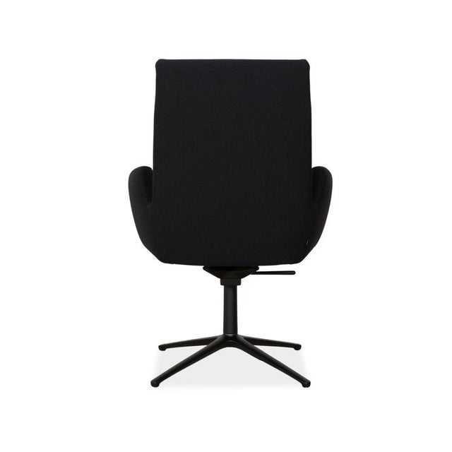 Cordia Swivel Chairs in Dark Grey and Blue Fabric from Cor, Set of 4 For Sale - Image 11 of 13