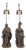 After Pierre-Ettienne Campagne Bronze Lamps, Pair For Sale