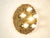 Vintage Ceramic Wall Lamp with Floral Ornamentation, 1970s For Sale - Image 3 of 8