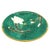 Joseph Holdcroft Majolica Pond Lily Plate, glazed in greens, and molded with flowering white lilies, with a yellow button...