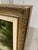 Vintage Framed Landscape Oil Print on Canvas For Sale - Image 9 of 9
