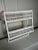 1960s Vintage Coastal White Wicker Double Wall Shelf Towel Bar For Sale - Image 5 of 12