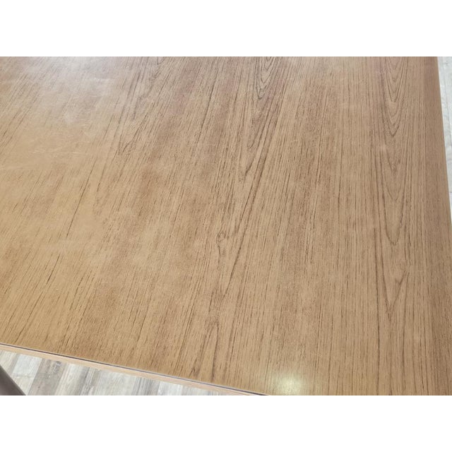 1970s Dining Table in Formica with Drawer and Metal Legs, 1970s For Sale - Image 5 of 18