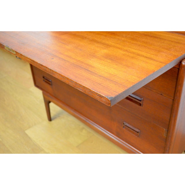 Vintage Danish Secretary in Teak by Arne Hovmand Olsen for Mogens Kold, 1960 For Sale - Image 13 of 18