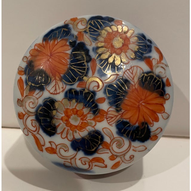 1900 - 1909 Antique Imari Porcelain Ginger Jar For Sale - Image 5 of 9