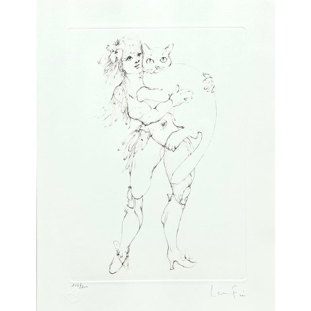 Leonor Fini, Figurative Composition, Lithograph on Arches Paper, 1970s-1980s For Sale