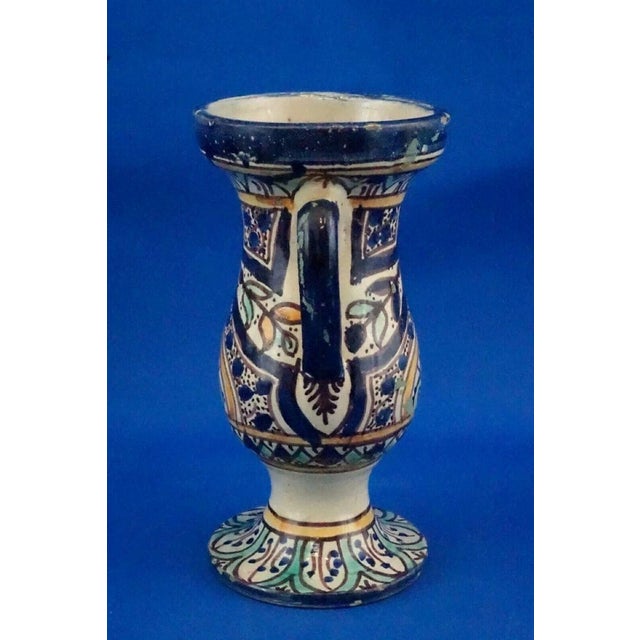 Ceramic 20th Century Ceramic Amphora Vase by Fratelli Kharraz, Tunisia, 1920s For Sale - Image 7 of 18