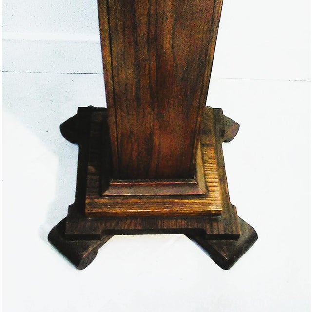 Vintage Wood Pedestal/Plant Stand For Sale - Image 6 of 10