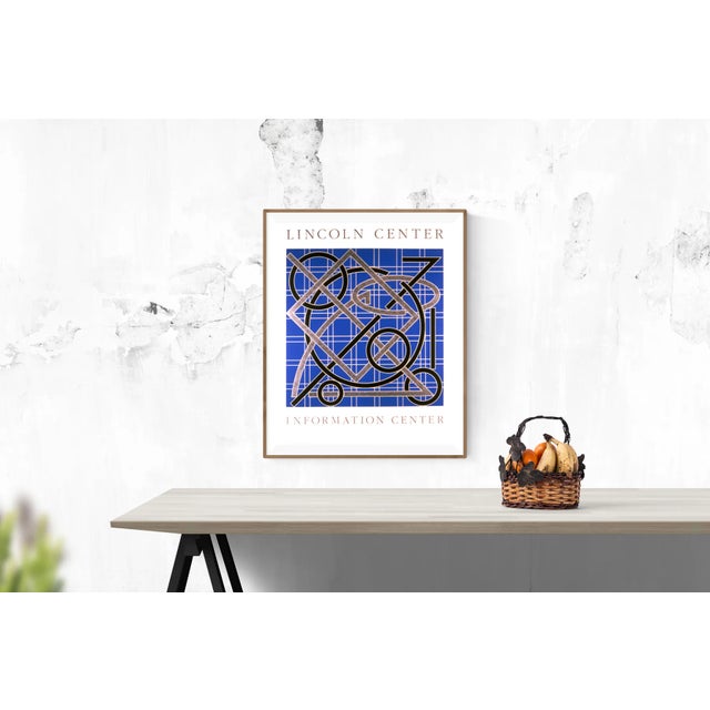 Minimalism Valerie Jaudon, Lincoln Center Information Center, 1986, Serigraph For Sale - Image 3 of 3