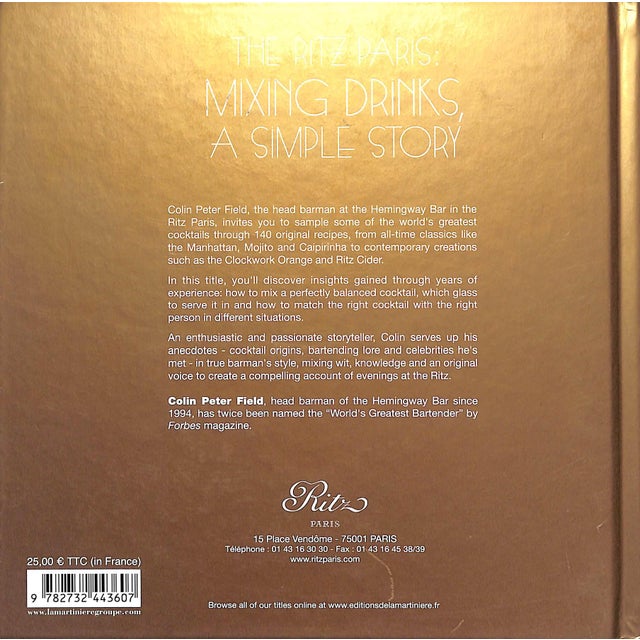 FIELD, Colin Peter w/ original CPF artwork: martini glass sketch/ drawing on FFEP Colin Peter Field (born 17 May 1961 at...