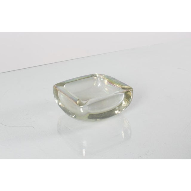 Iridescent Murano Glass Ashtray by Seguso, Italy, 1940s For Sale - Image 6 of 14