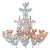 Glass Italian Murano Glass Chandelier with Flowers For Sale - Image 7 of 7