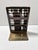 Mid-Century Wood Abacus Bookend With Brass Base For Sale - Image 10 of 12