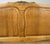Vintage Louis French Oak Double Bed Frame with Carved Headboard For Sale - Image 6 of 10