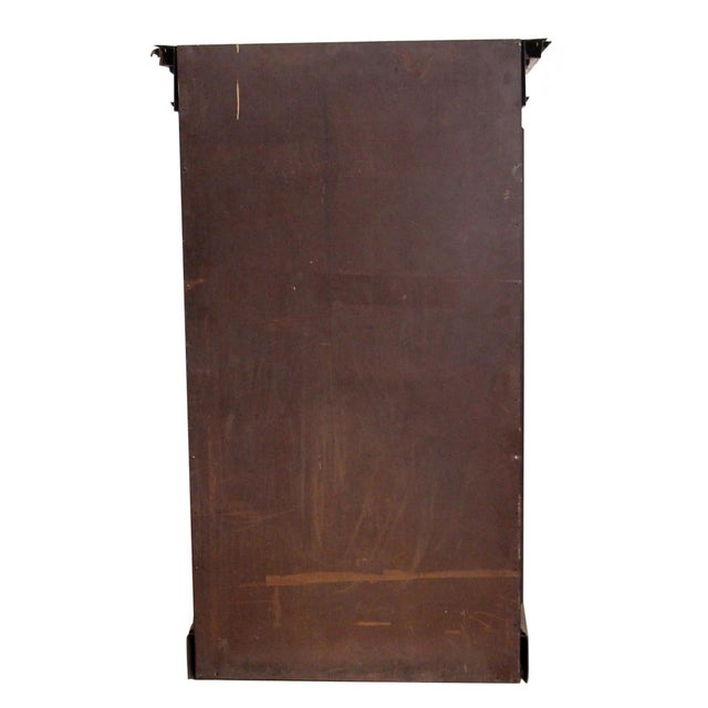 Metal Early 20th Century Renaissance Revival Metal Cabinet With Egg & Dart Detail For Sale - Image 7 of 7