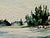 Rustic Henry Emil Salloch Original Watercolor on Paper Warren Island, Maine. 1948. For Sale - Image 3 of 8