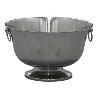 Large Vintage Metal Wine Bucket, 2000s For Sale