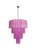 2020s Italian Huge Pink Murano Glass Tiered Chandelier – 78 Fuchsia Silk Tubes For Sale - Image 5 of 5