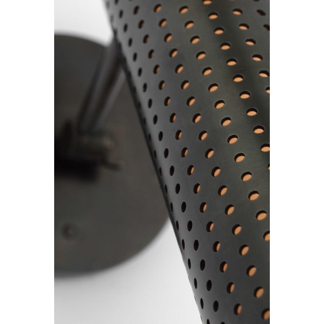 Precision 12" Articulating Sconce in Bronze with White Glass Designer: Kelly Wearstler Finish: Bronze Height: 9" - 11.5"...
