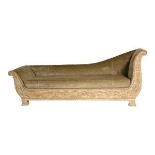 Empire Mahogany Painted Daybed 18Th C. French For Sale
