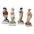 Large Early 19th C. English Georgian Pearlware Staffordshire Figures of the Four Seasons - Spring, Summer, Autumn or Fall & Winter - Set 4 For Sale