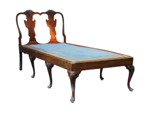 Antique Mahogany Daybed Queen Anne Style