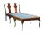 Daybed Antique Mahogany Queen Anne Style For Sale